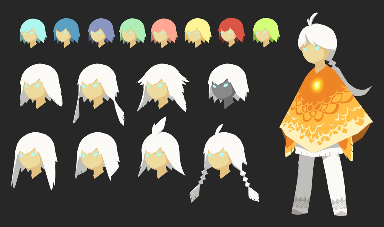 Child Hairstyles Art from Sky: Children of the Light