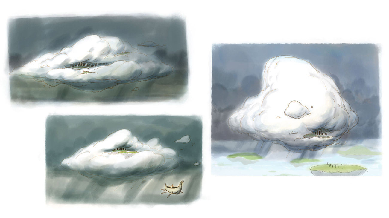 Cloud Designs from Sky: Children of the Light