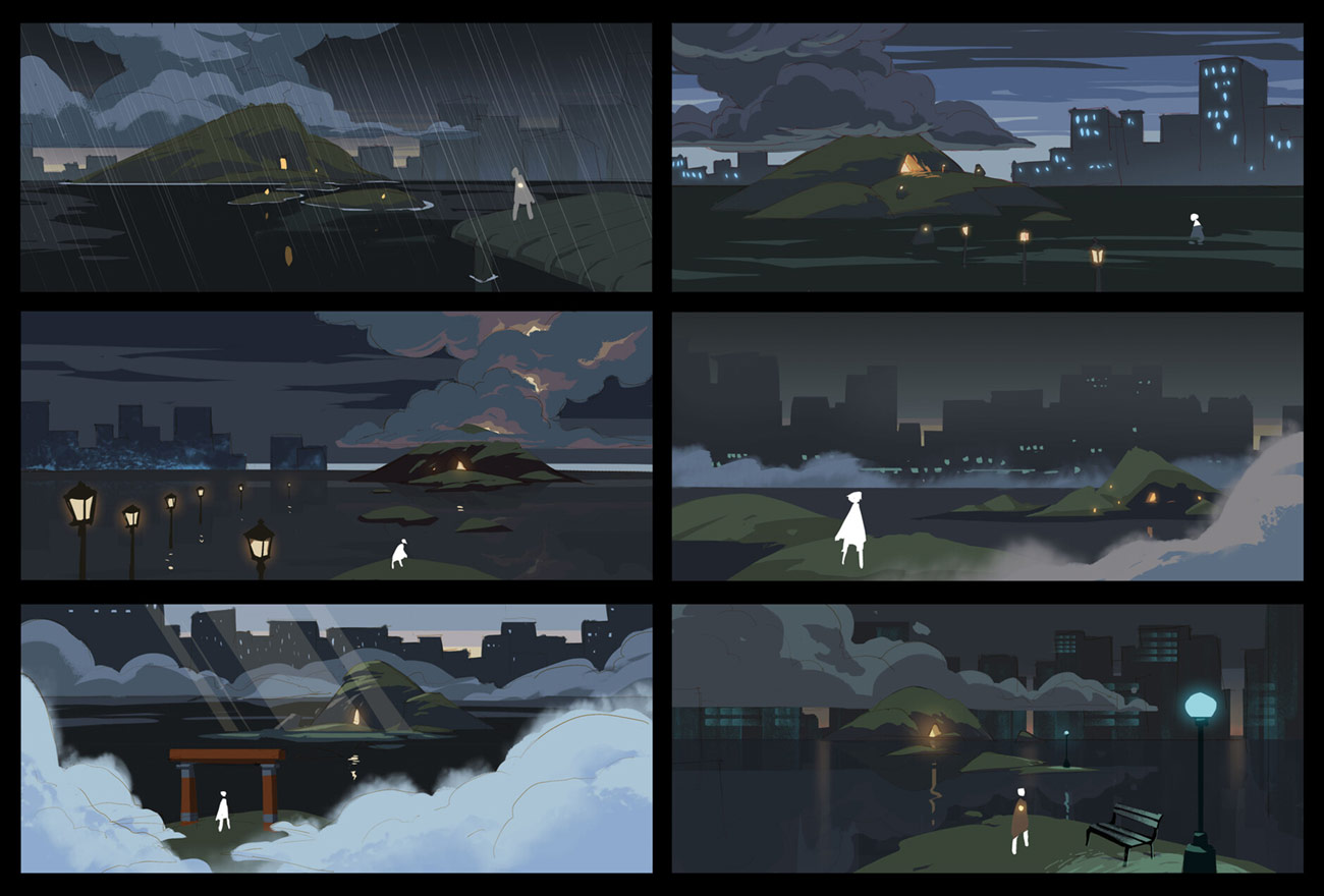 Dawn Entrance Sketches from Sky: Children of the Light