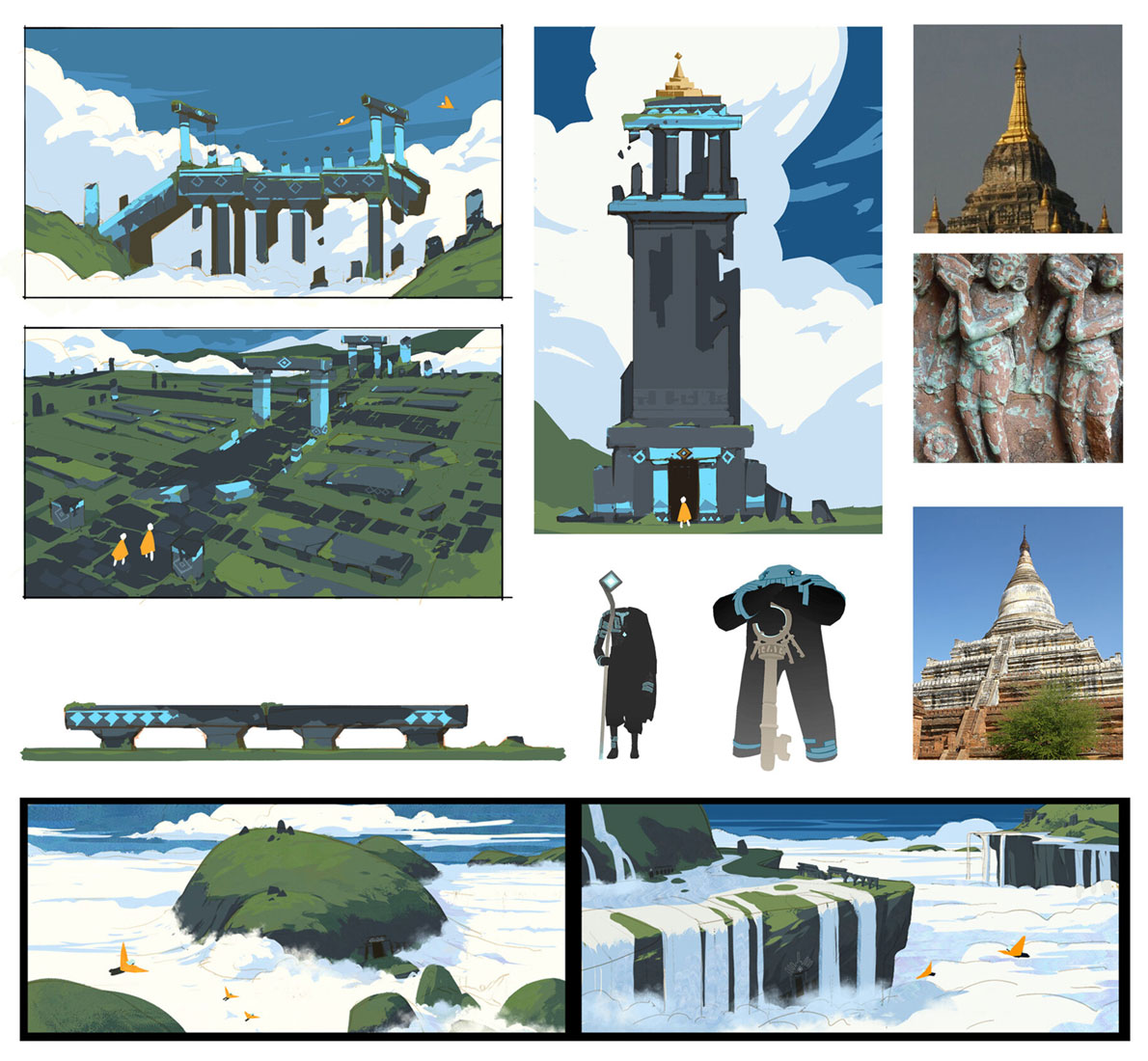Daylight Prairie Architecture Art from Sky: Children of the Light