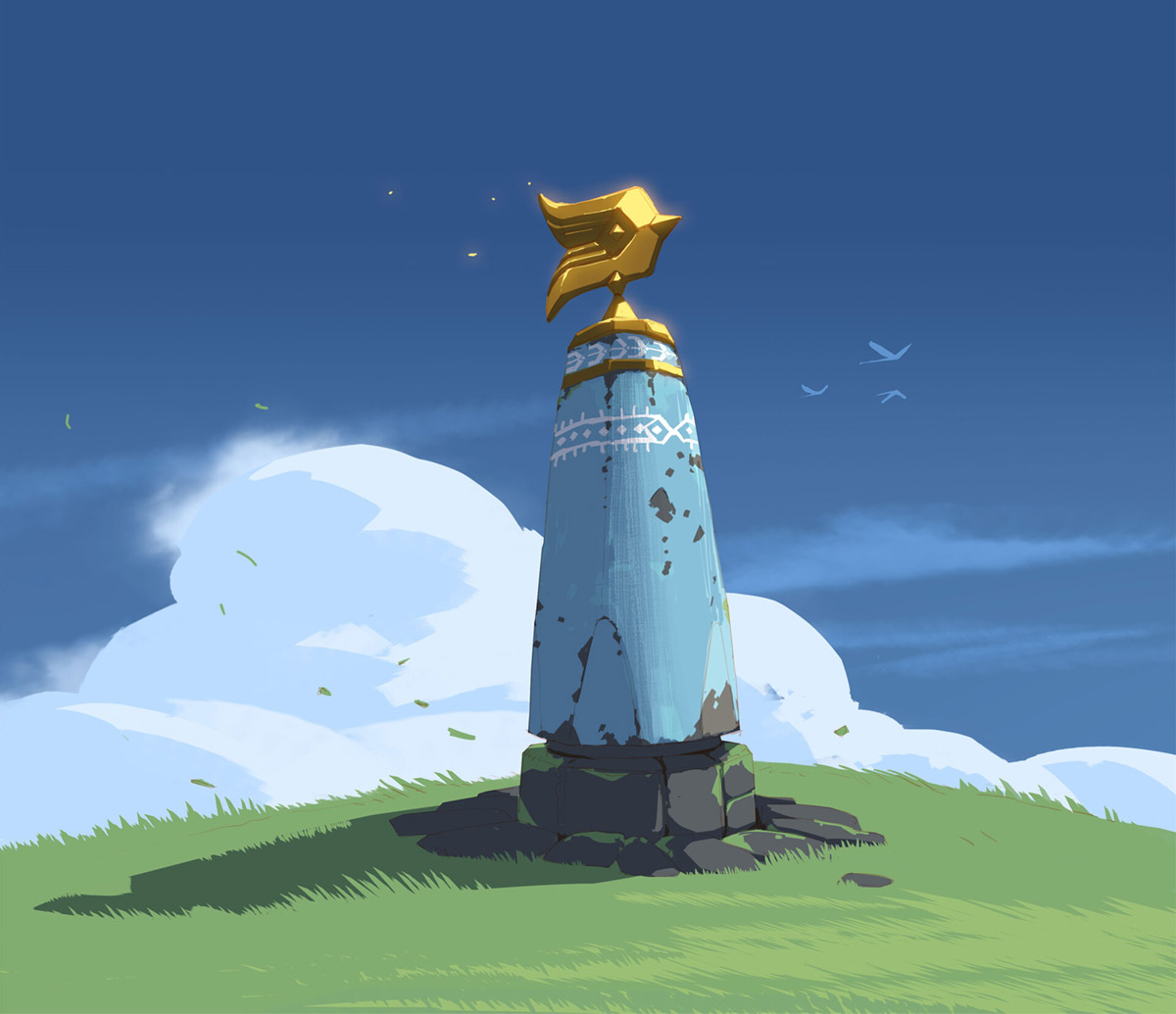 Daylight Prairie Shrine Art from Sky: Children of the Light