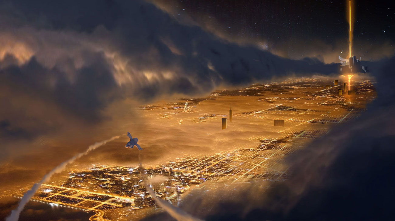 Flight Concept Art from Sky: Children of the Light