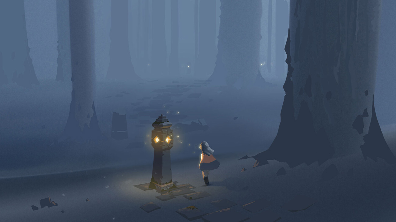 Hidden Forest Lantern Art from Sky: Children of the Light