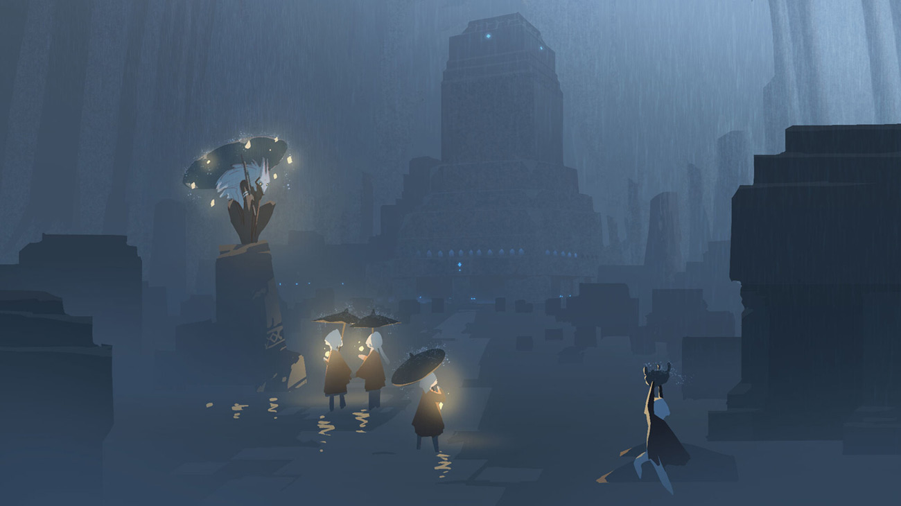 Hidden Forest Rain Ancestor Art from Sky: Children of the Light