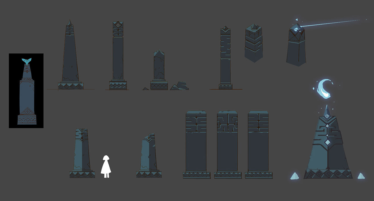 Rain Level Waystones Art from Sky: Children of the Light
