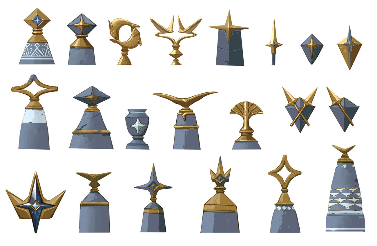 Shrine Headpieces Art from Sky: Children of the Light