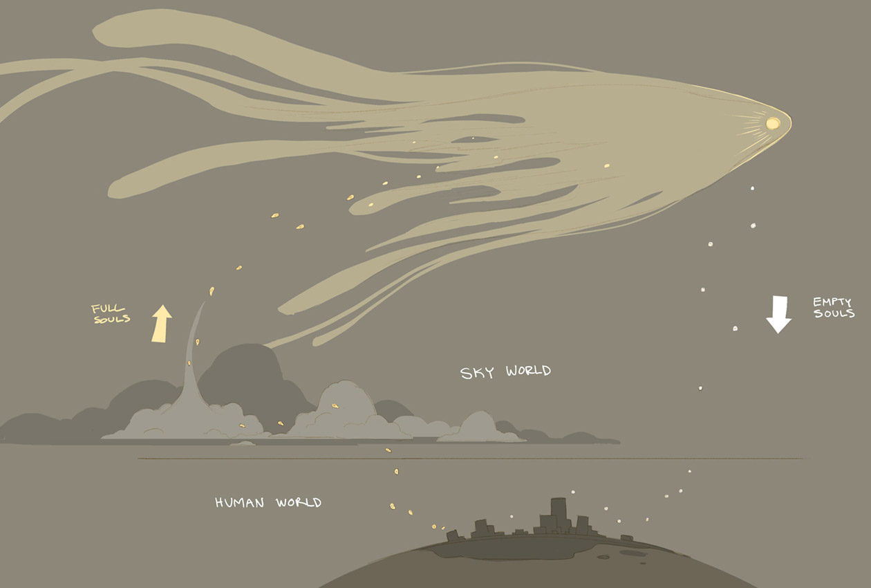 Souls Concept Art from Sky: Children of the Light
