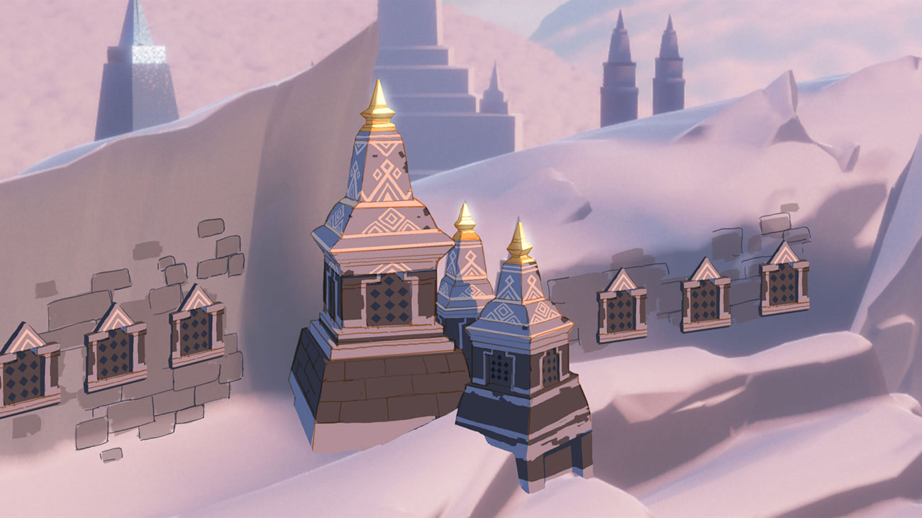 Valley of Triumph Architecture Art from Sky: Children of the Light