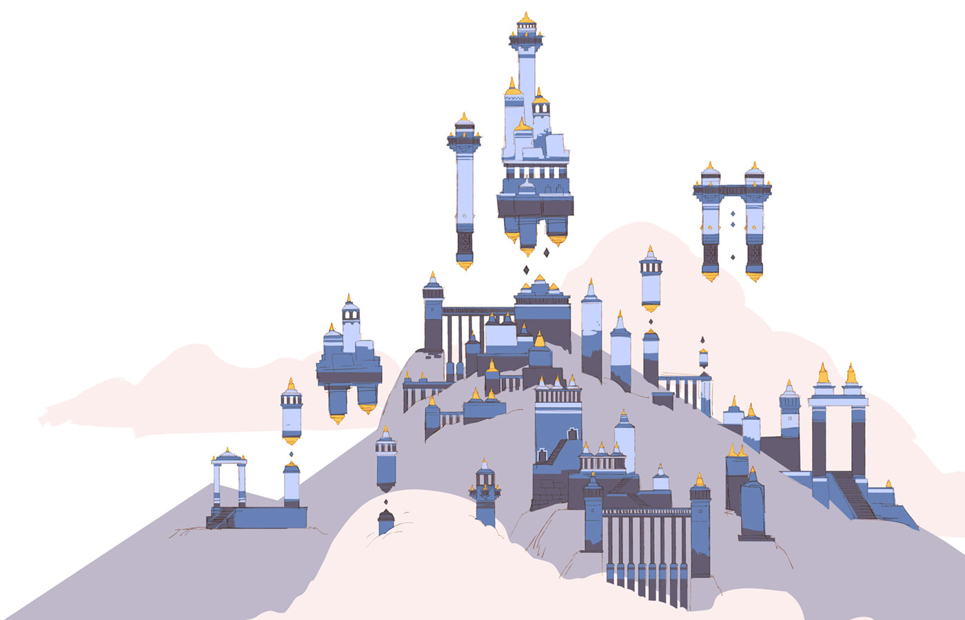 Valley of Triumph Wealthy Layout Art from Sky: Children of the Light