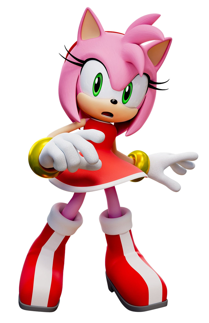 Amy Rose Art from Sonic Frontiers