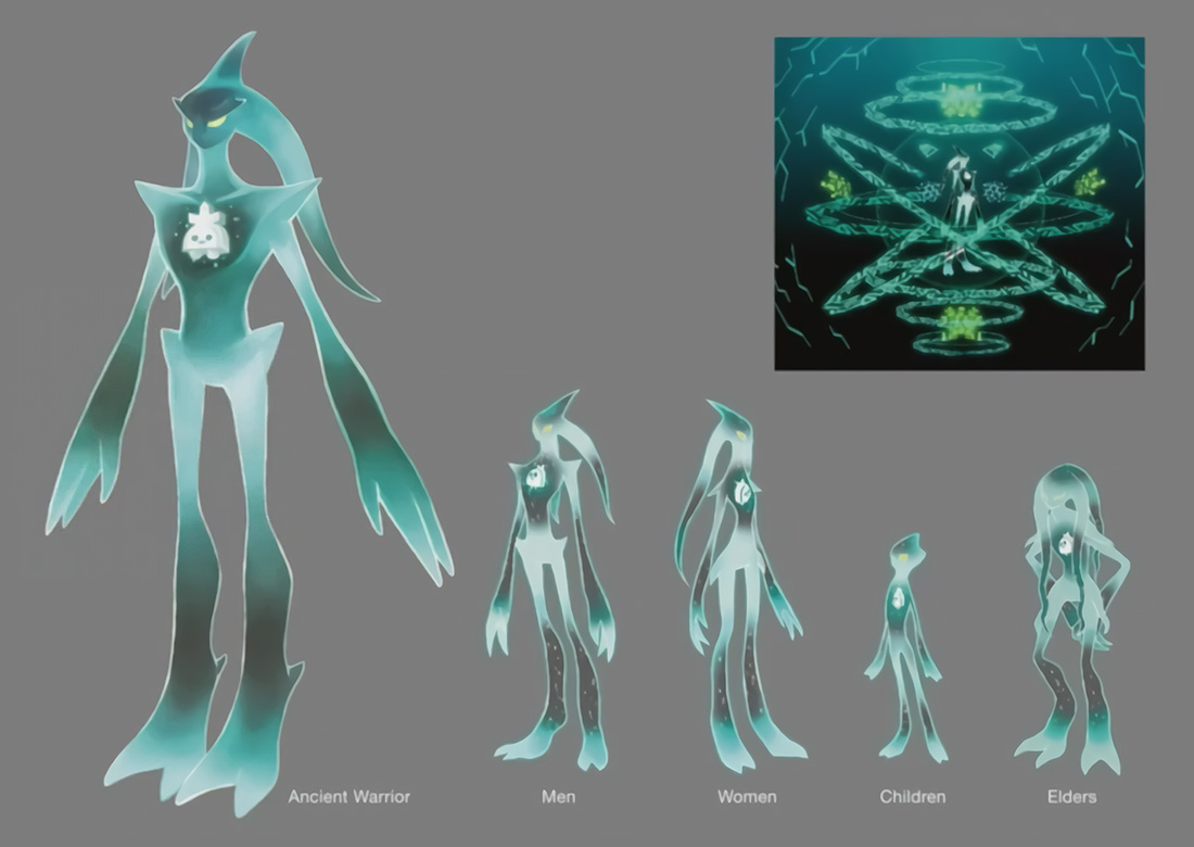 Ancients Concept Art from Sonic Frontiers