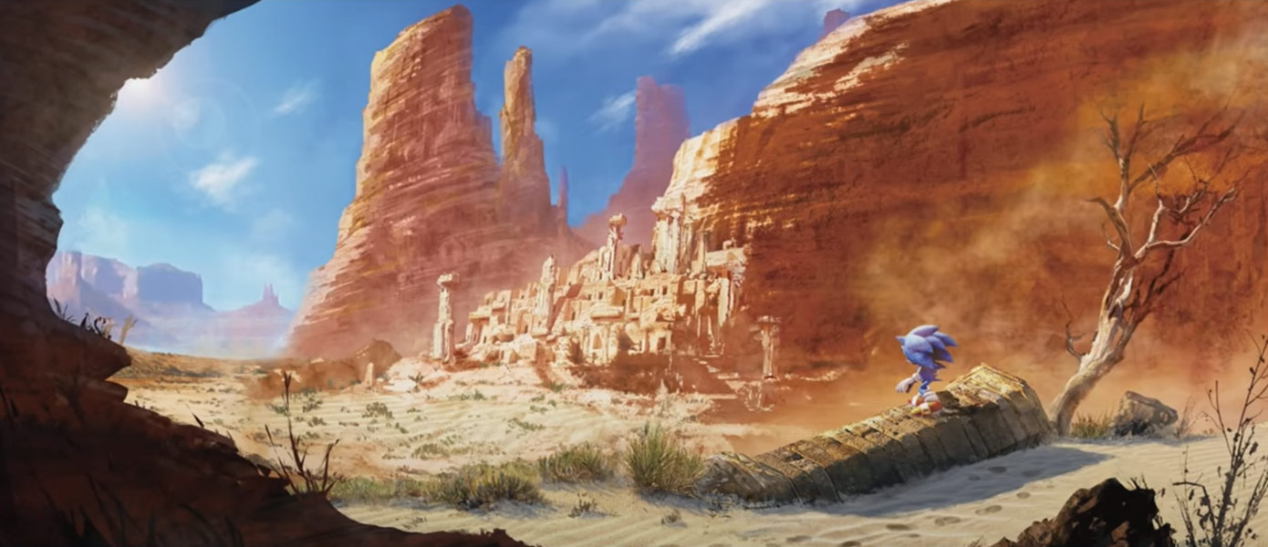 Deserted Land Concept Art from Sonic Frontiers