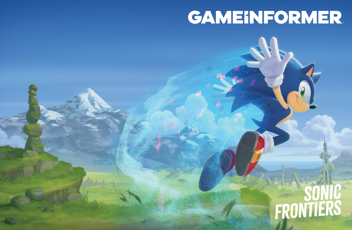 Game Informer Cover by Evan Stanley from Sonic Frontiers