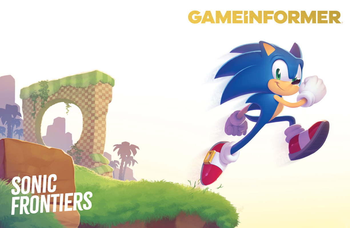 Game Informer Gold Cover by Evan Stanley from Sonic Frontiers
