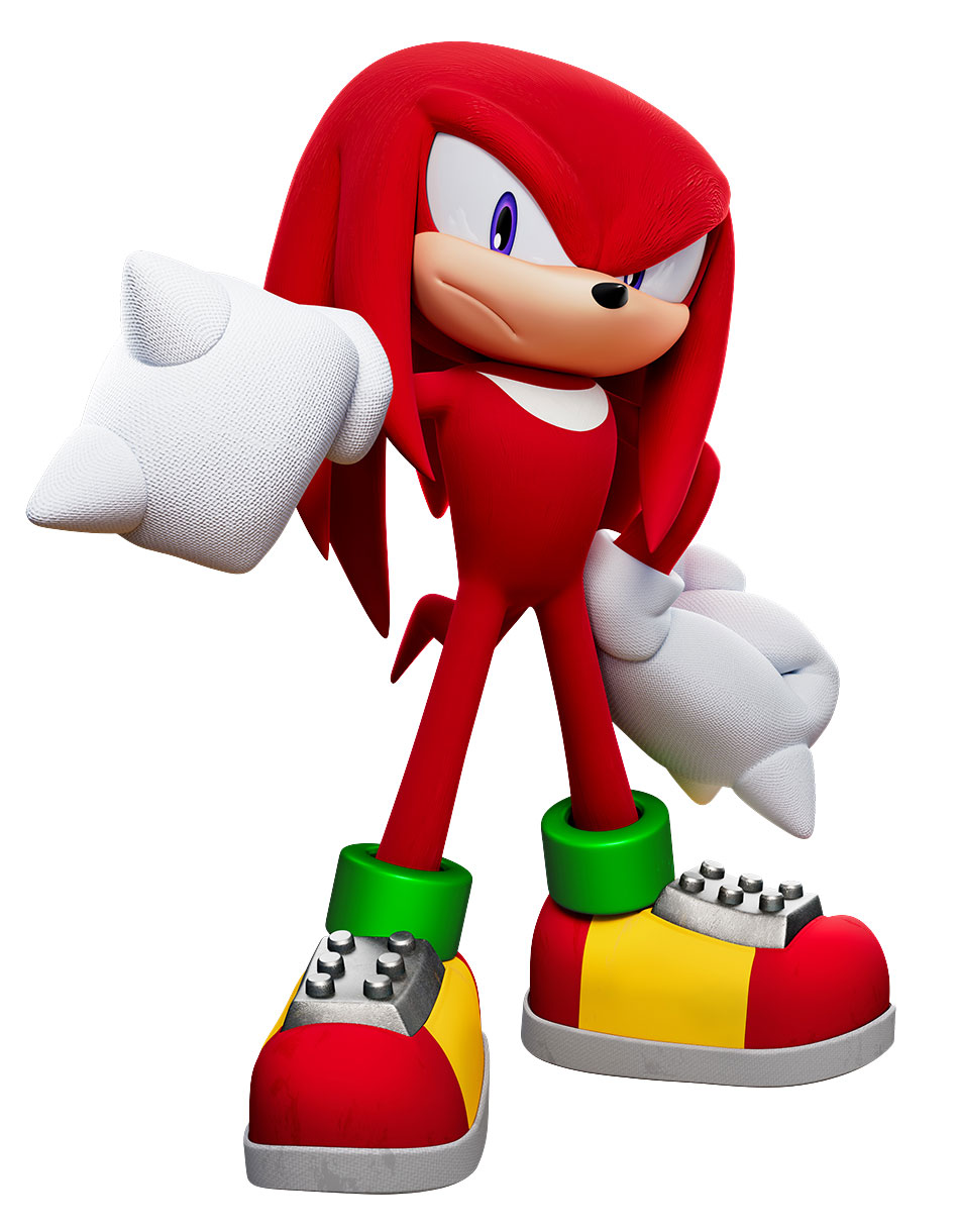 Knuckles the Echidna Art from Sonic Frontiers