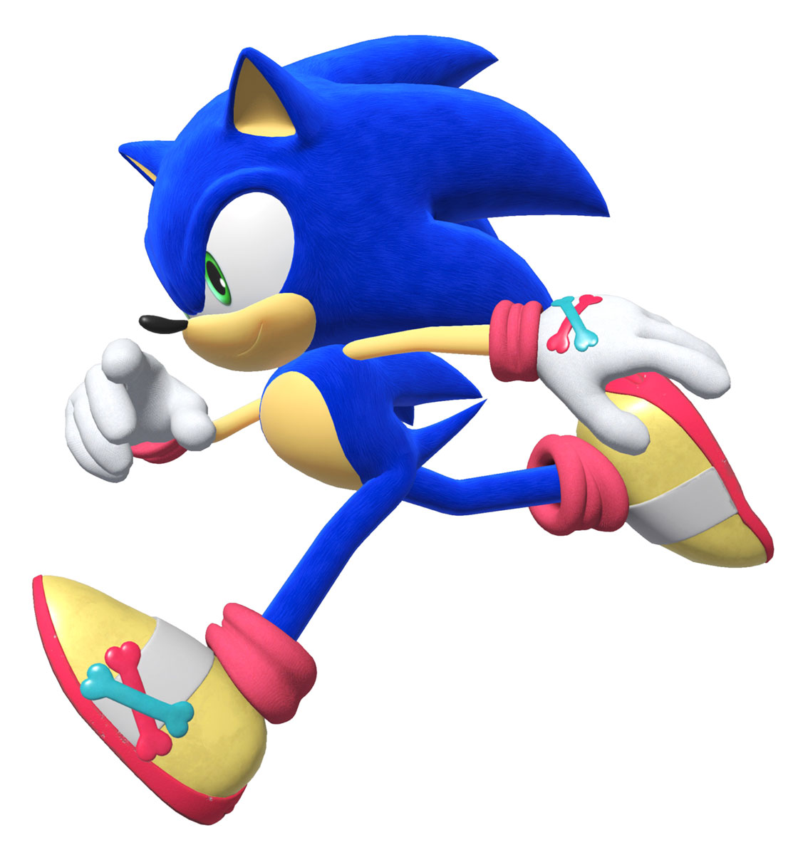 Sonic Inugami Korone DLC Art from Sonic Frontiers