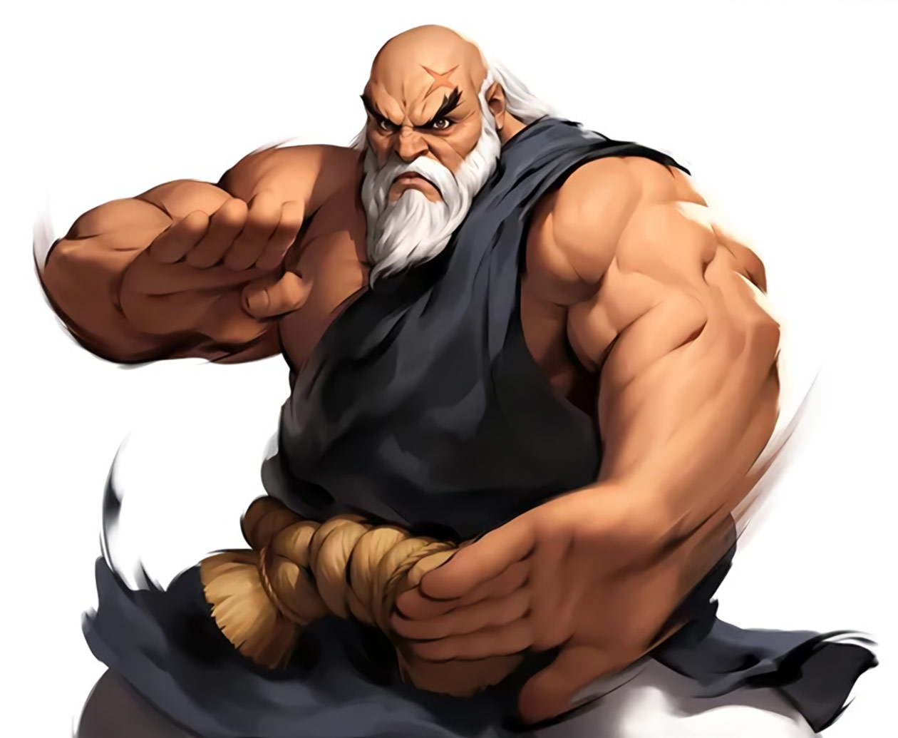 Gouken Art from Street Fighter: Duel