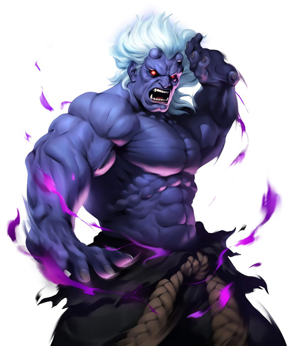 Oni Art from Street Fighter: Duel
