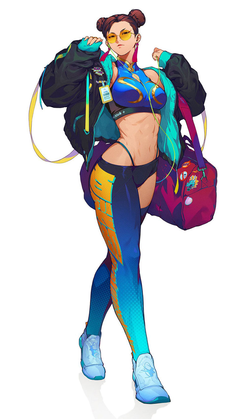 Trendy Chun-Li Art from Street Fighter: Duel