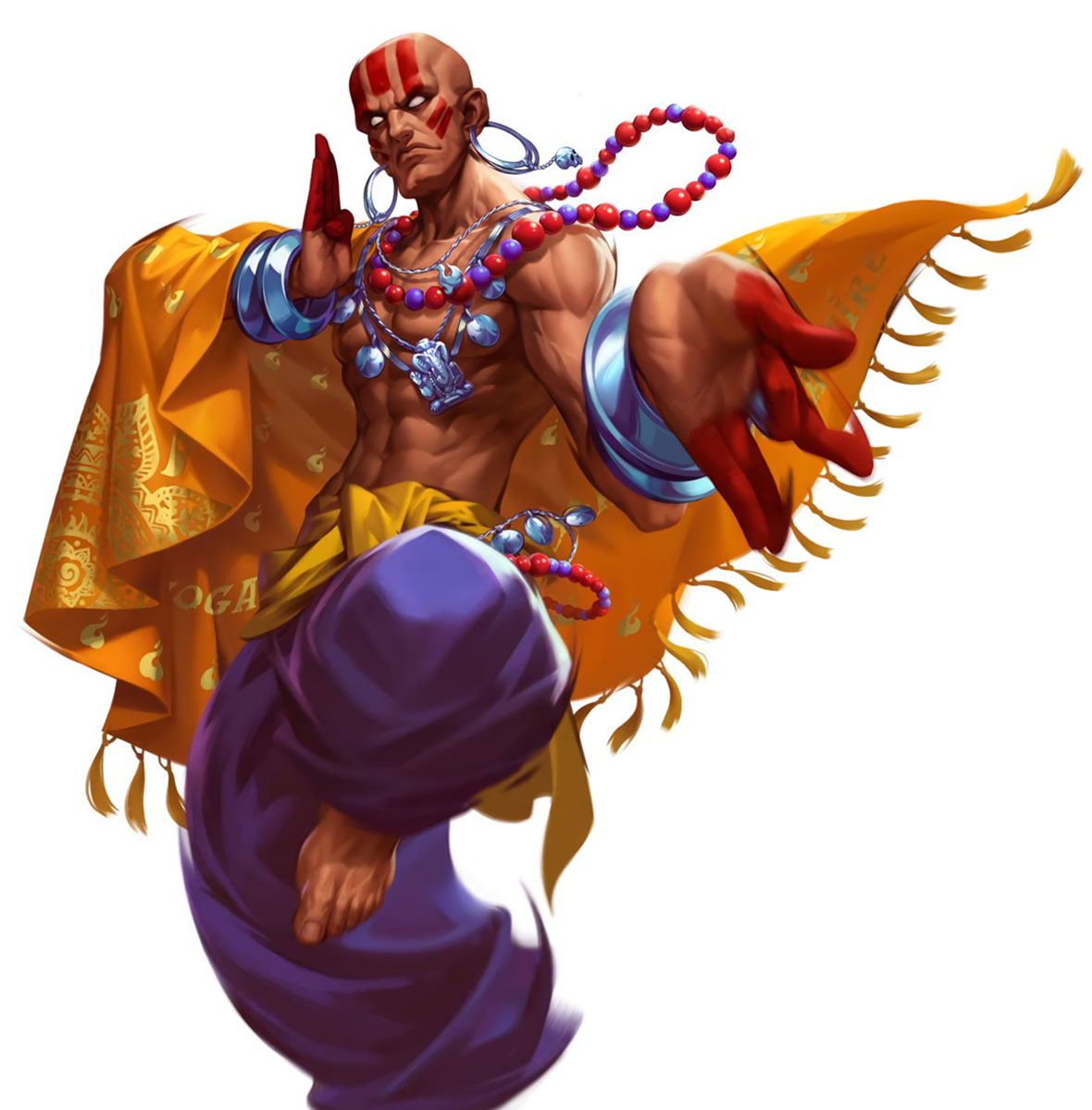Trendy Dhalsim Artwork from Street Fighter: Duel