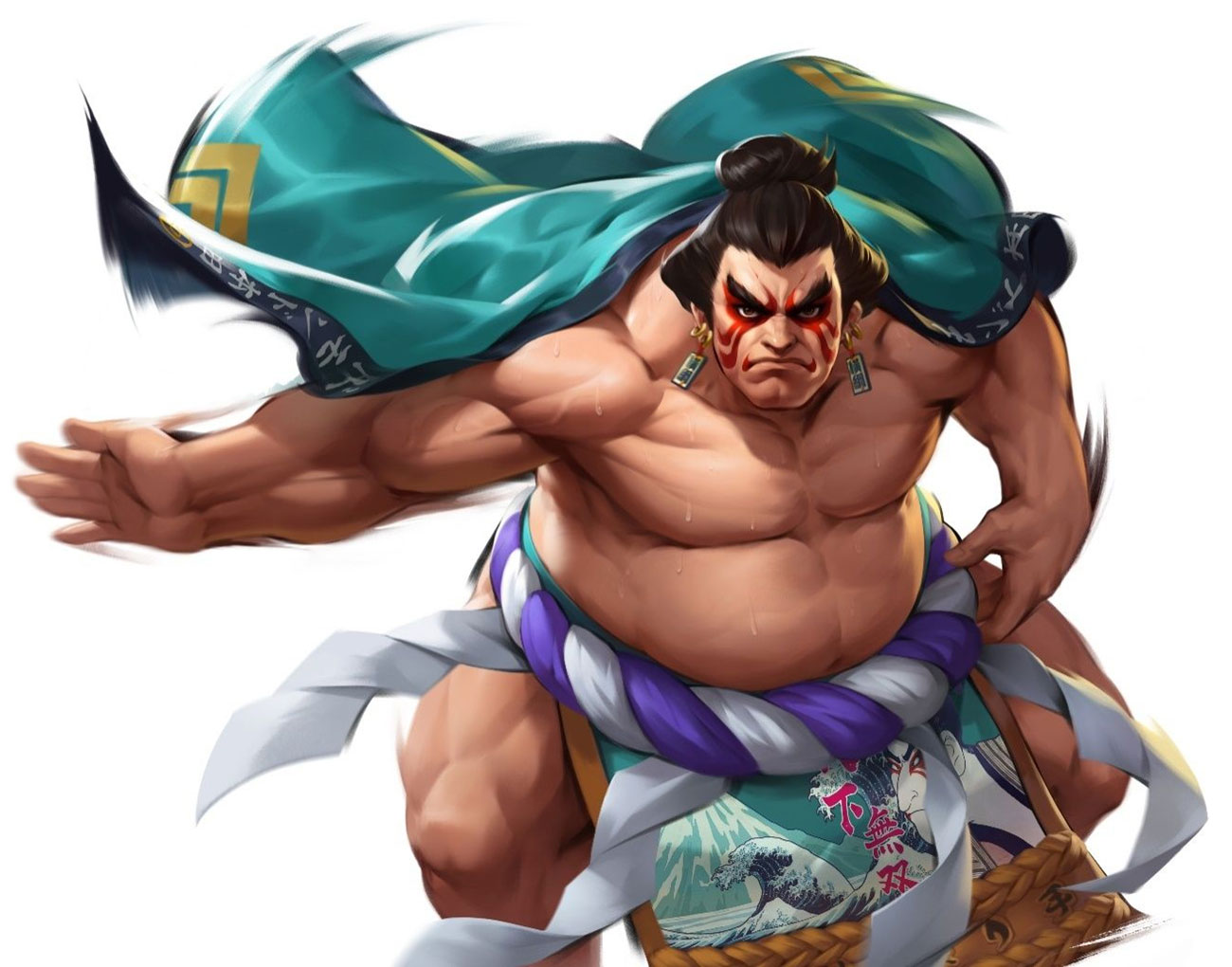 Trendy E. Honda Artwork from Street Fighter: Duel