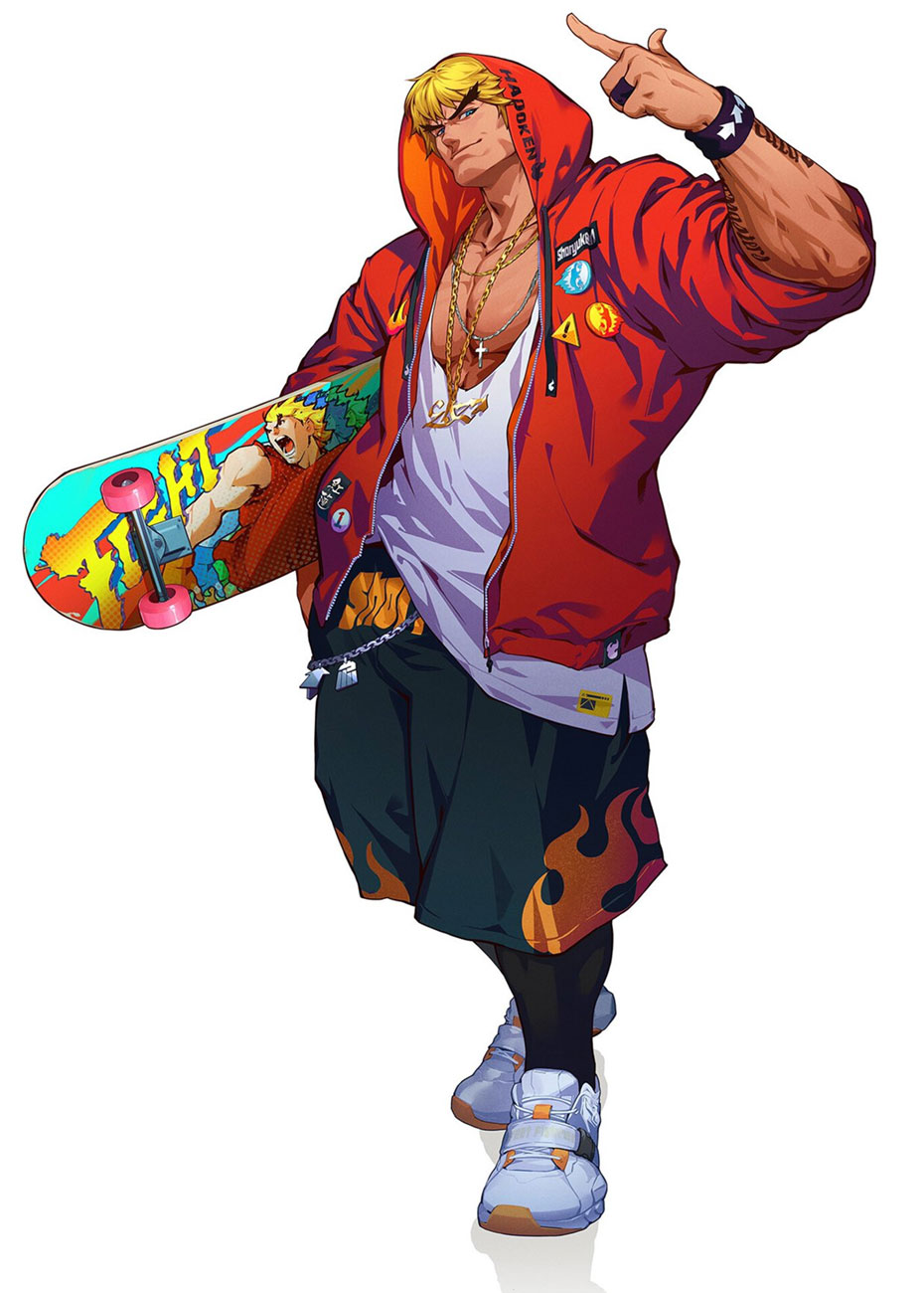 Trendy Ken Art from Street Fighter: Duel