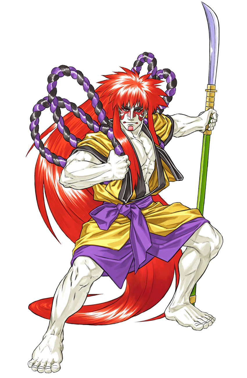 Kyoshiro Senryo Art from Samurai Shodown VI