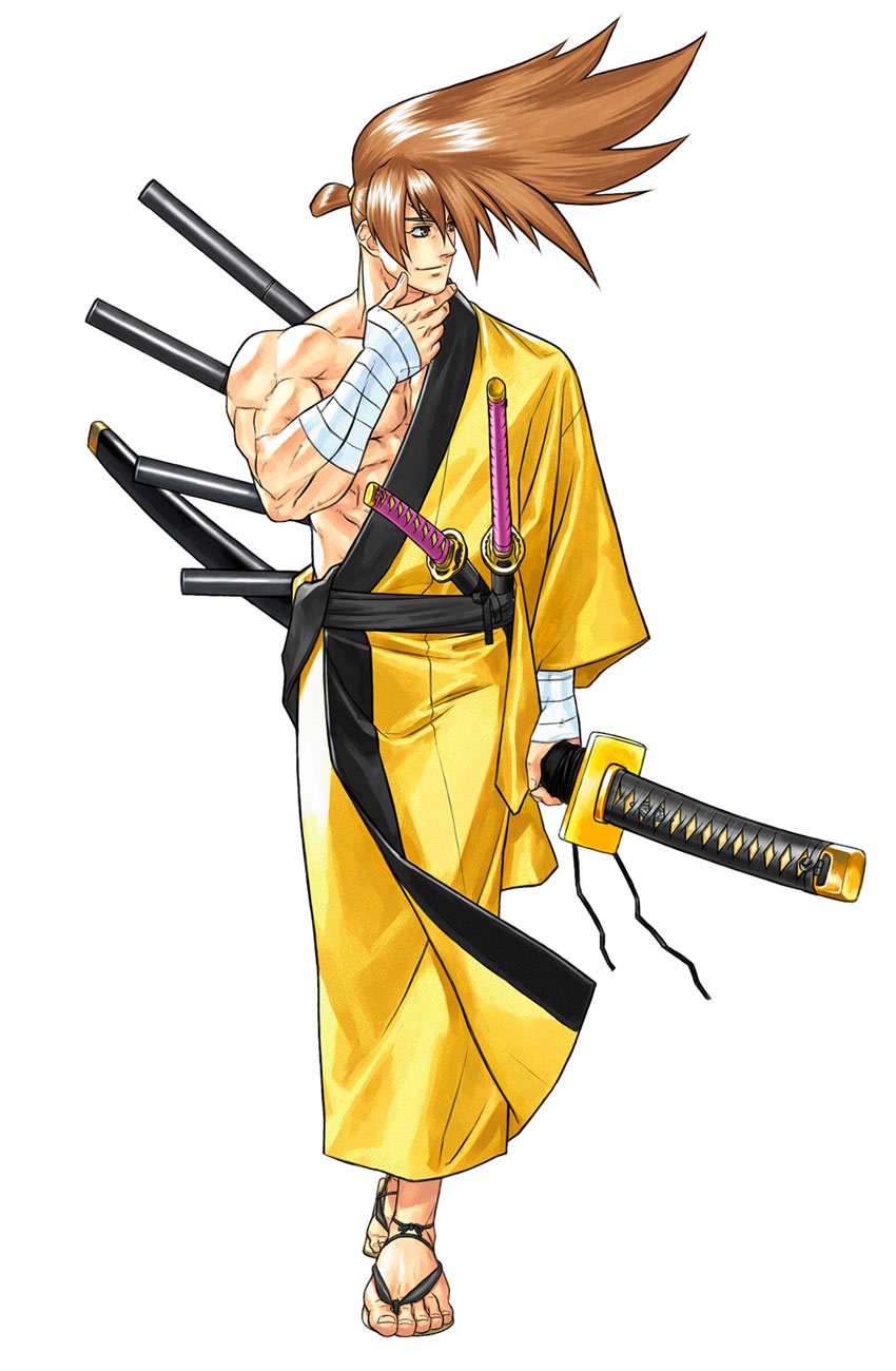 Yoshitora Tokugawa Art from Samurai Shodown VI