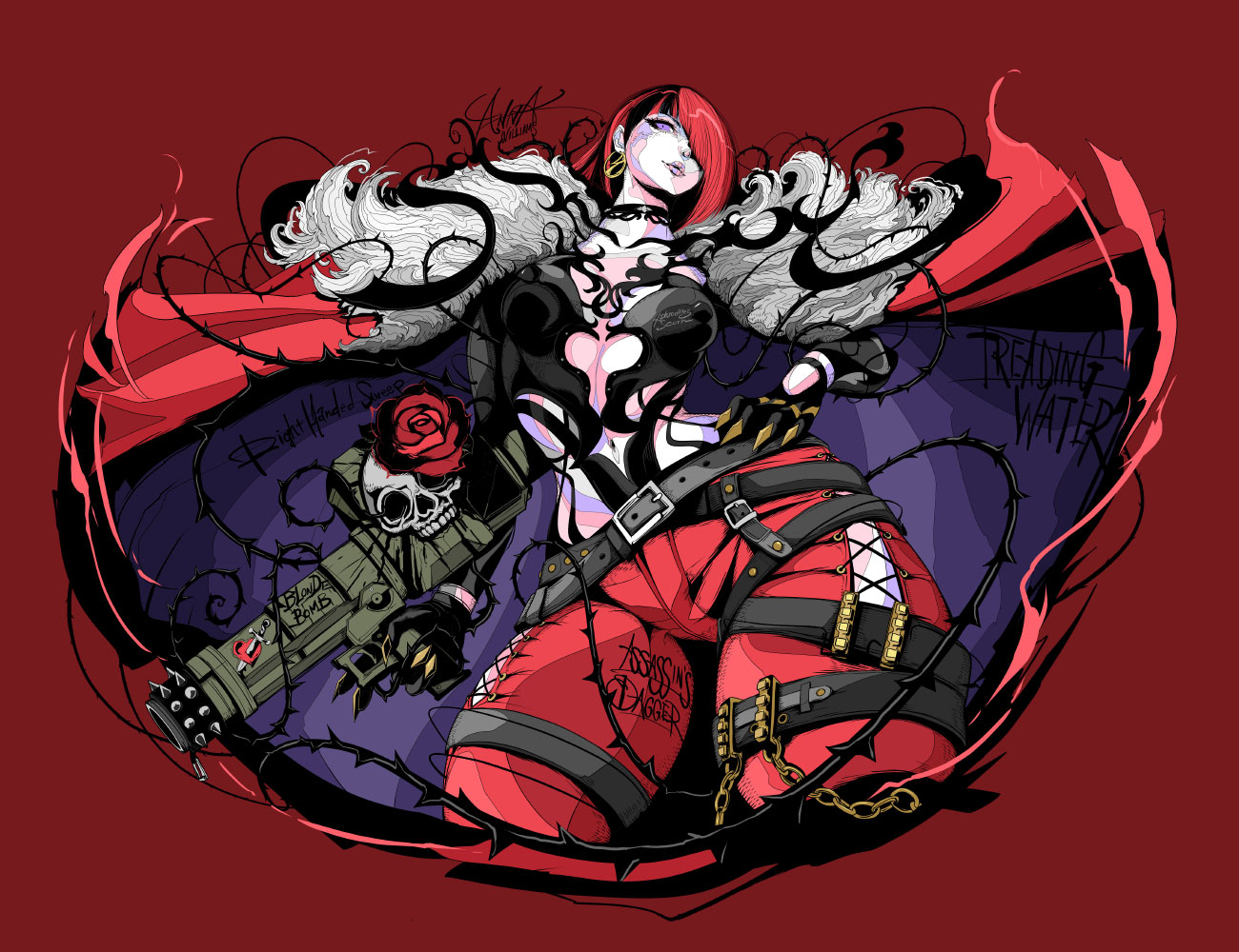 Anna Williams Art by Wolf Marker from Tekken 8