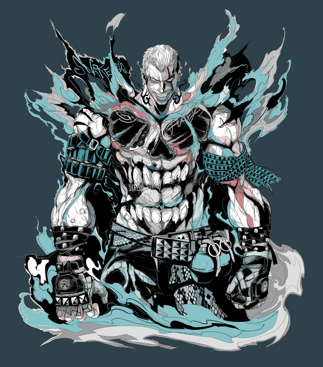 Bryan Fury Art by Wolf Marker from Tekken 8