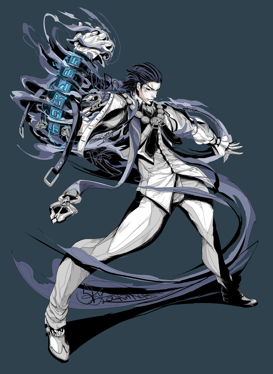 Claudio Serafino Art by Wolf Marker from Tekken 8