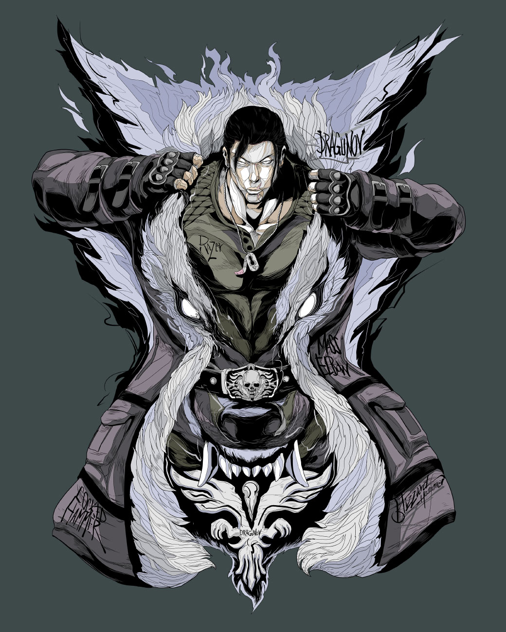 Dragunov Art by Wolf Marker from Tekken 8
