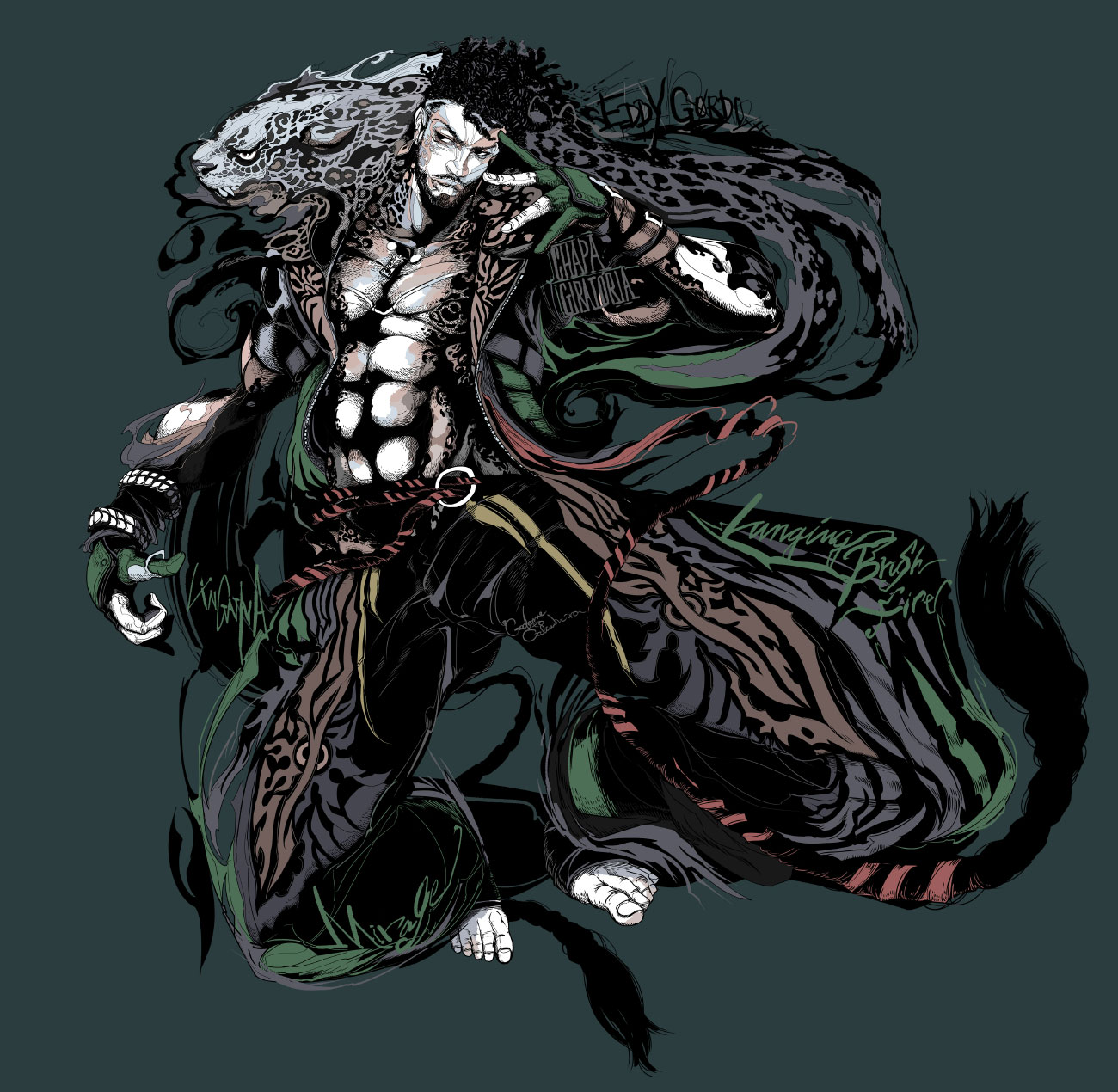 Eddy Gordo Art by Wolf Marker from Tekken 8