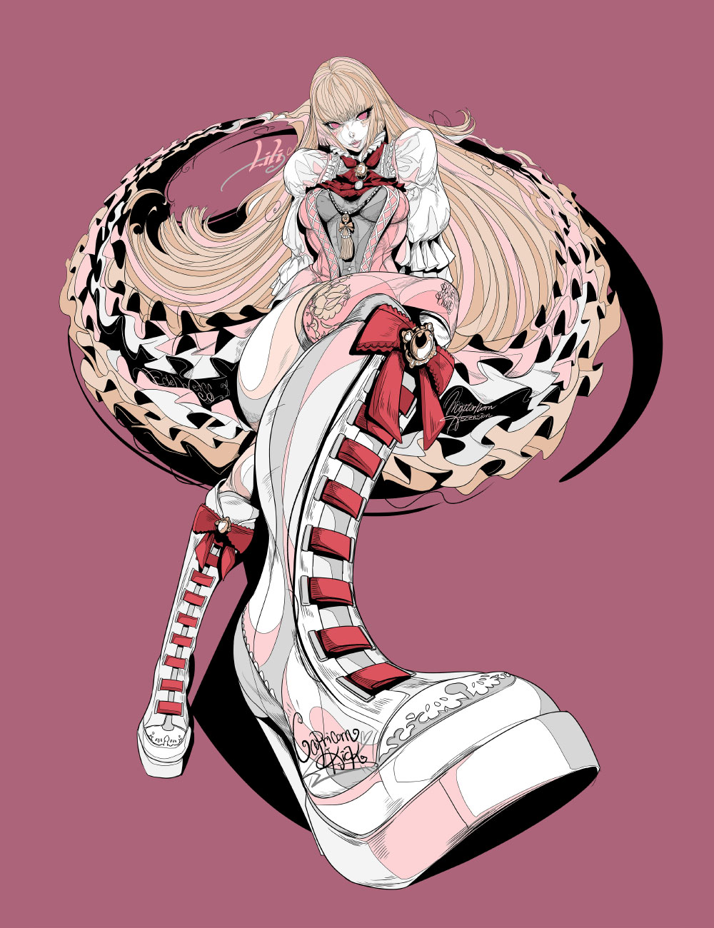 Emilie De Rochefort Art by Wolf Marker from Tekken 8