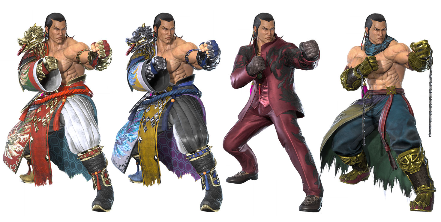 Feng Wei Outfits Art from Tekken 8