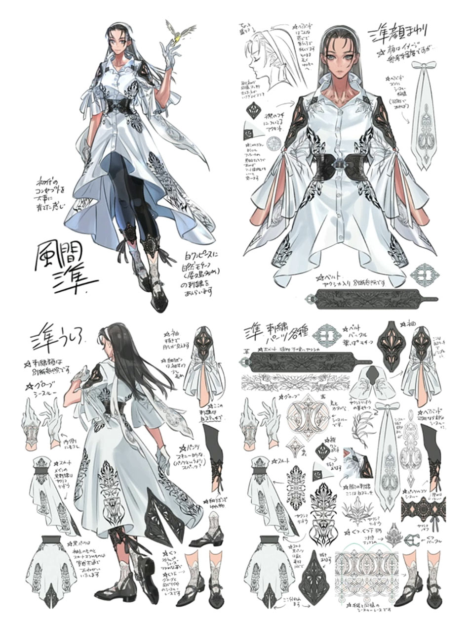 Jun Kazama Concept Art by Mari Shimazaki from Tekken 8