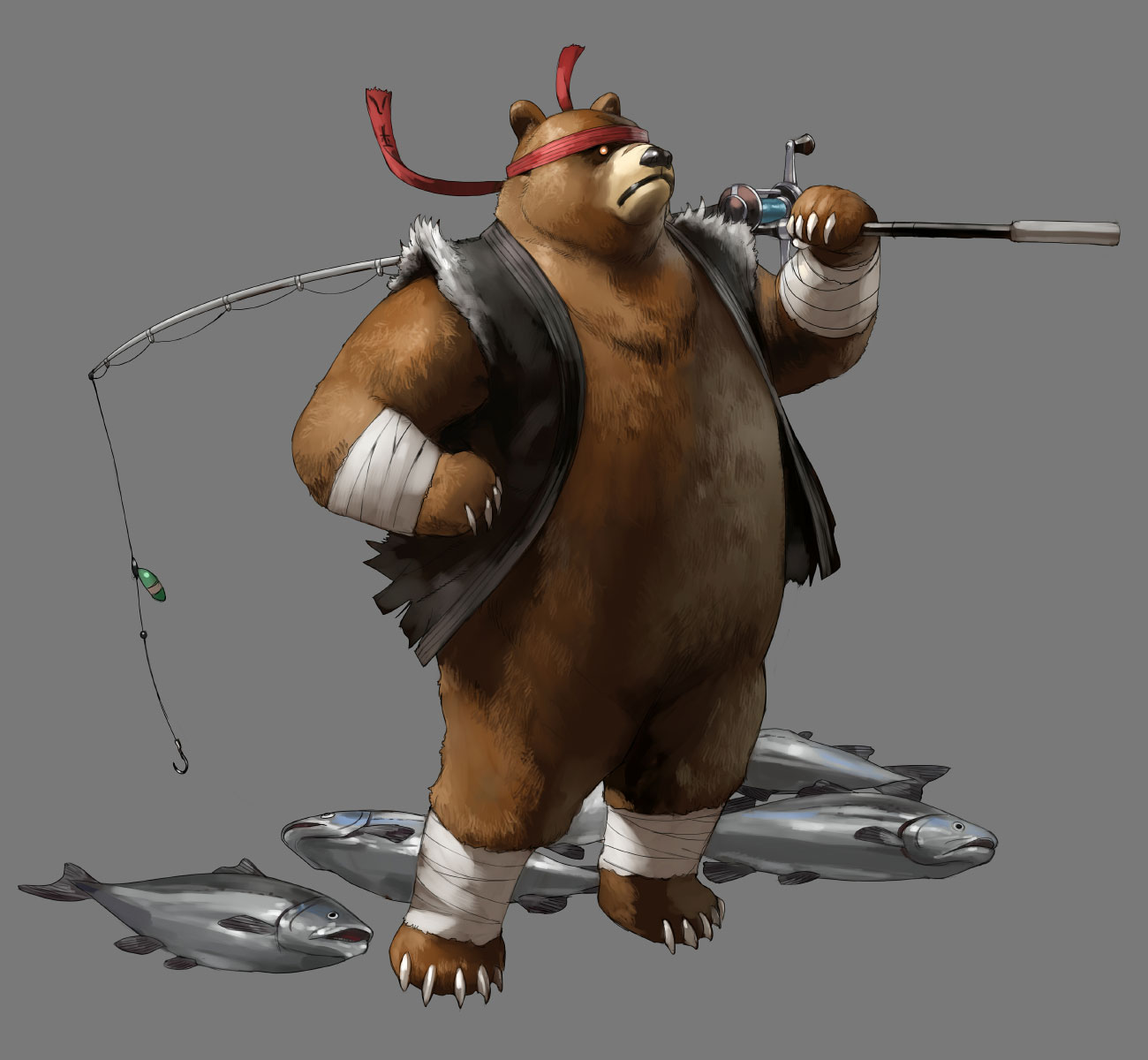 Kuma II Art by Junny from Tekken 8