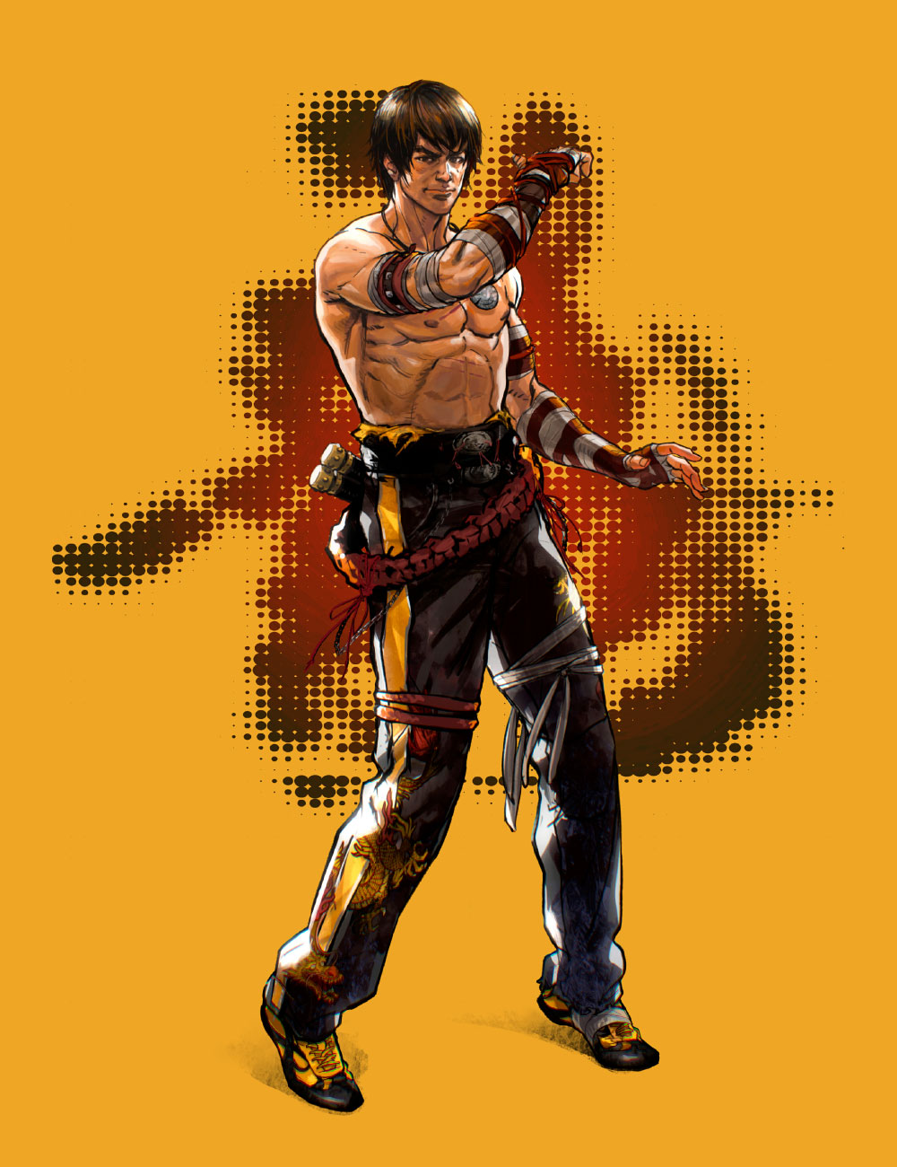 Marshall Law Art by Hiroaki from Tekken 8