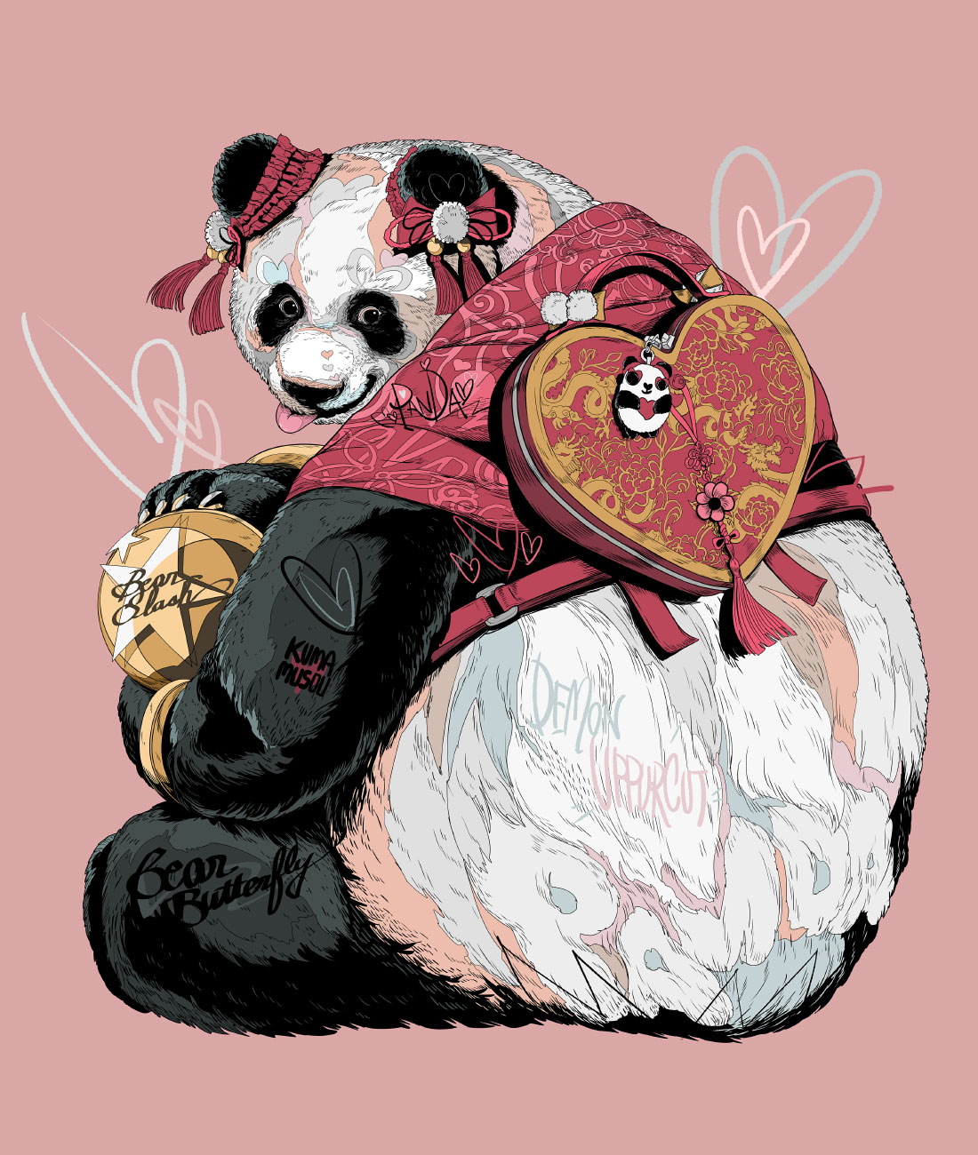 Panda Art by Wolf Marker from Tekken 8