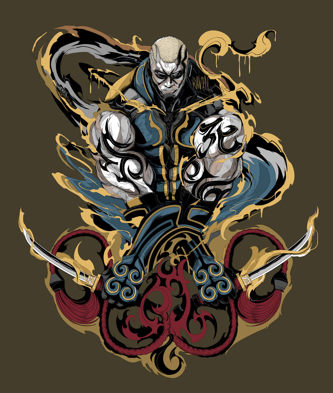 Raven Art by Wolf Marker from Tekken 8