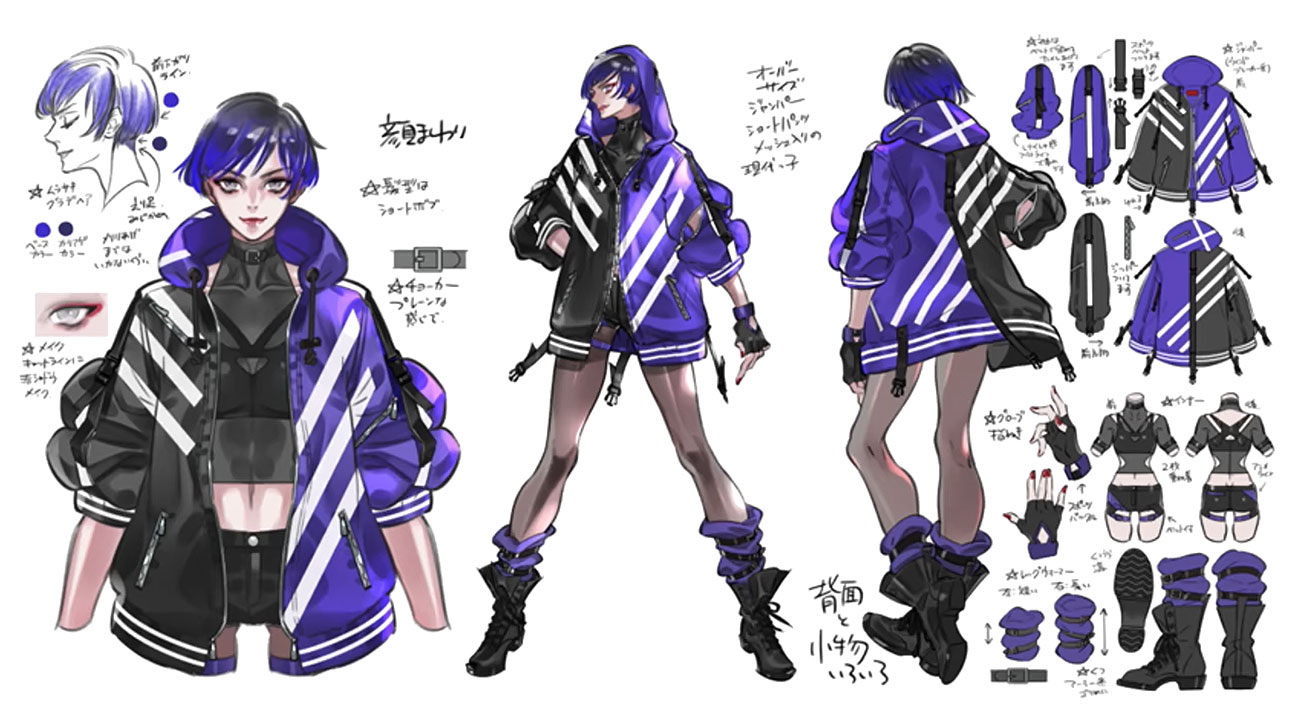 Reina Concept Art from Tekken 8
