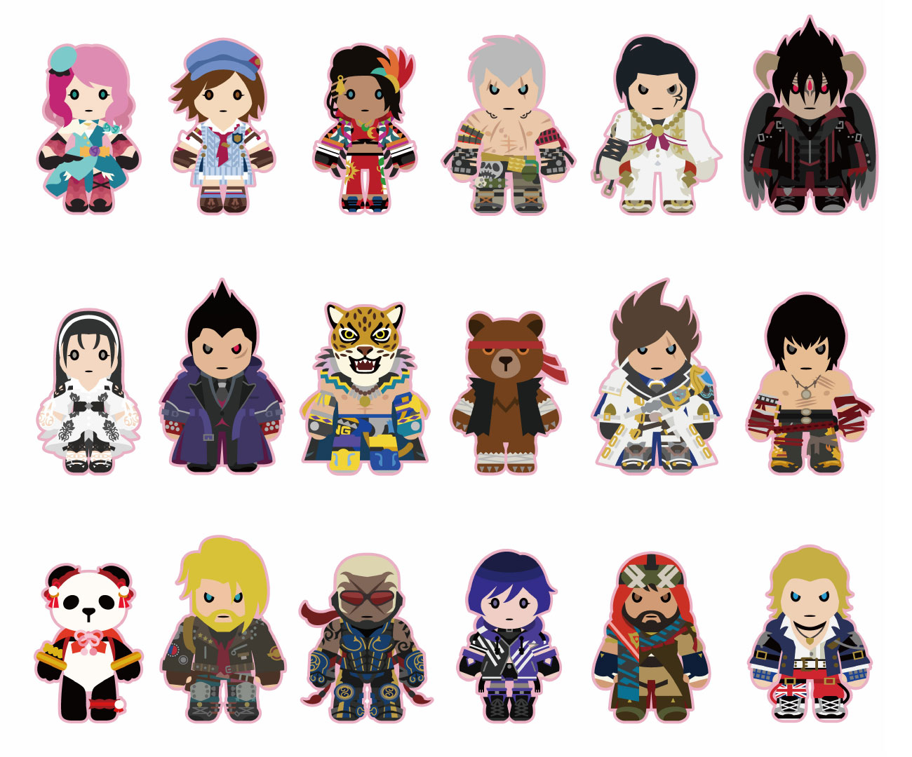 SD Characters Art from Tekken 8
