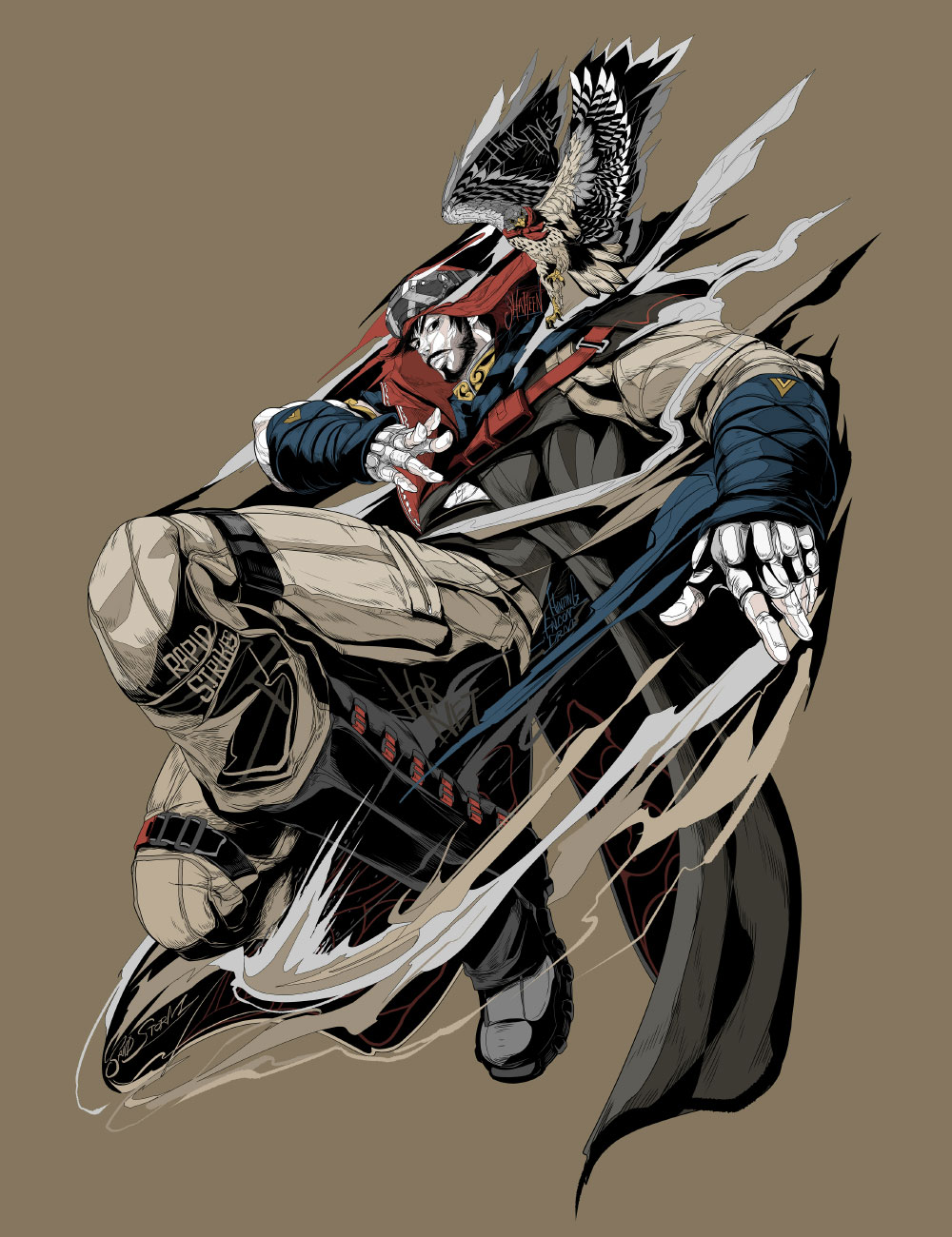 Shaheen Art by Wolf Marker from Tekken 8