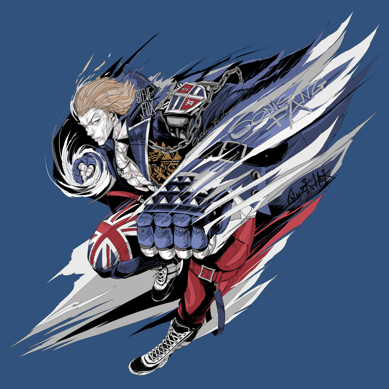 Steve Fox Art by Wolf Marker from Tekken 8