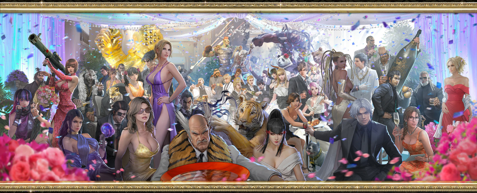 T7 Legacy Group Illustration from Tekken 8