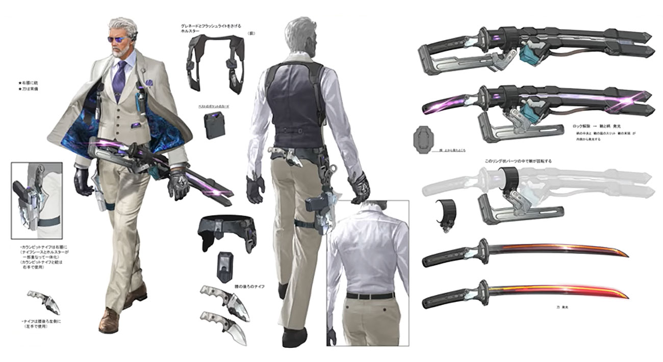 Victor Chevalier Concept Art from Tekken 8