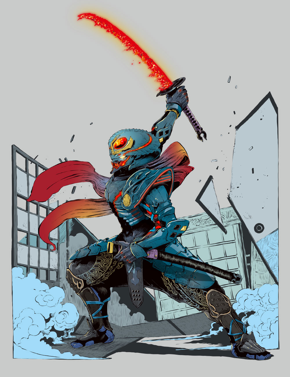 Yoshimitsu Art by Jbstyle from Tekken 8