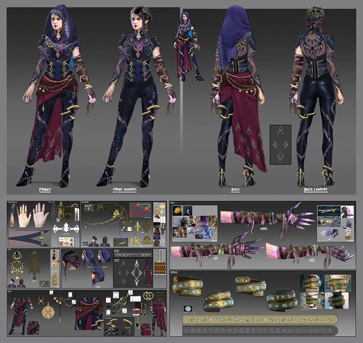 Zafina Concept Art from Tekken 8