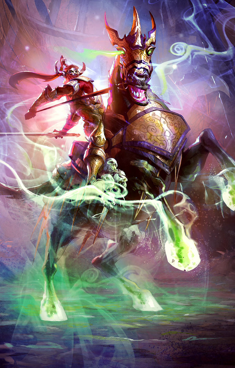 Attumen the Huntsman and Midnight Art from World of Warcraft: The Burning Crusade