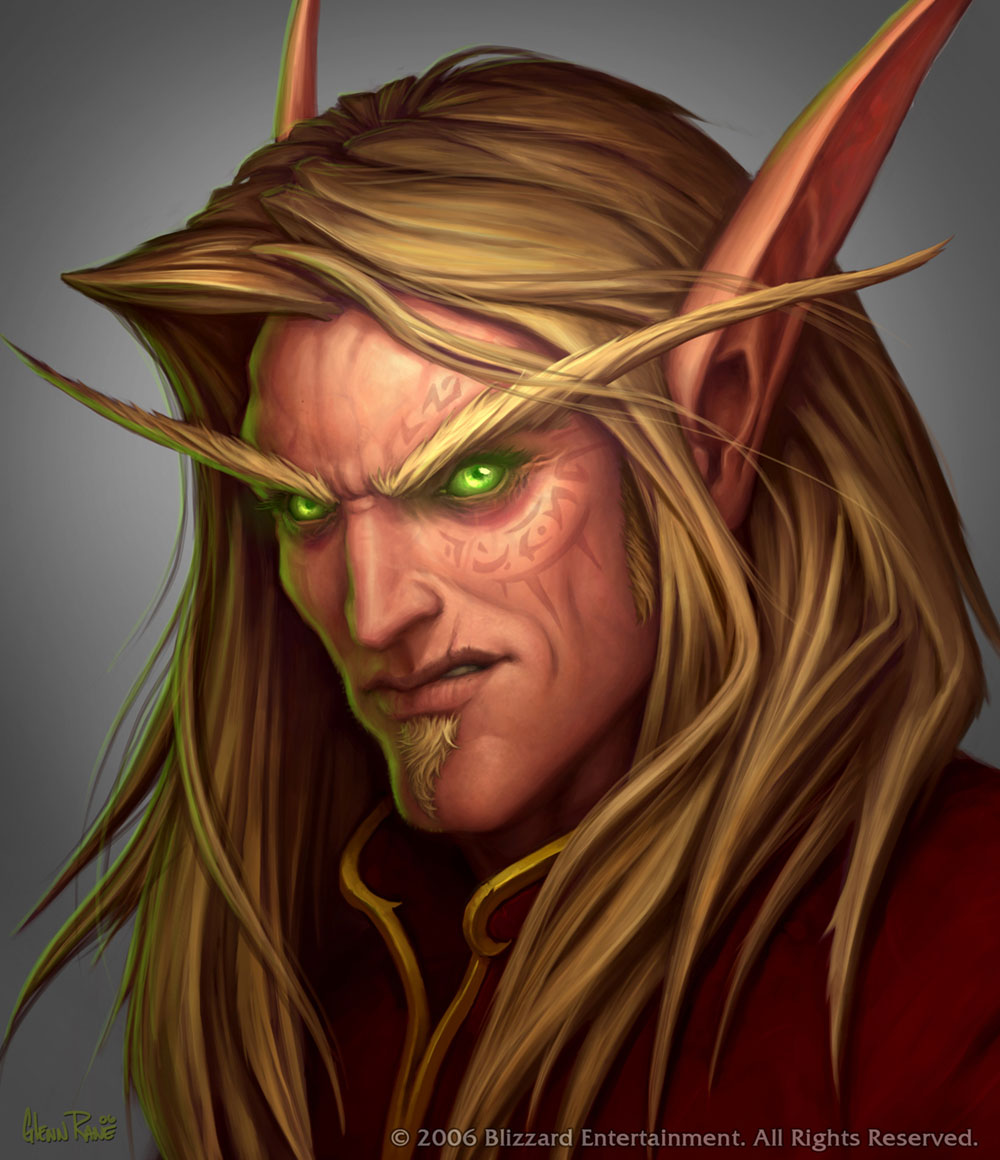 Blood Elf Cover Art from World of Warcraft: The Burning Crusade